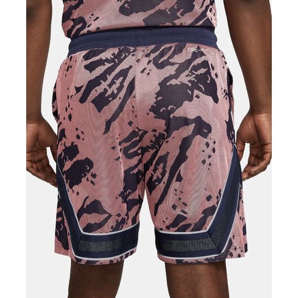 Nike DX0329-410 Men's Sz S Navy/Sea Coral Dri-Fit ADV 8" Basketball Shorts - Picture 11 of 11